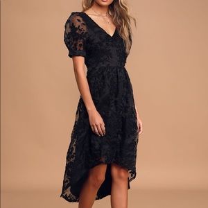 Black Lace High Love Dress